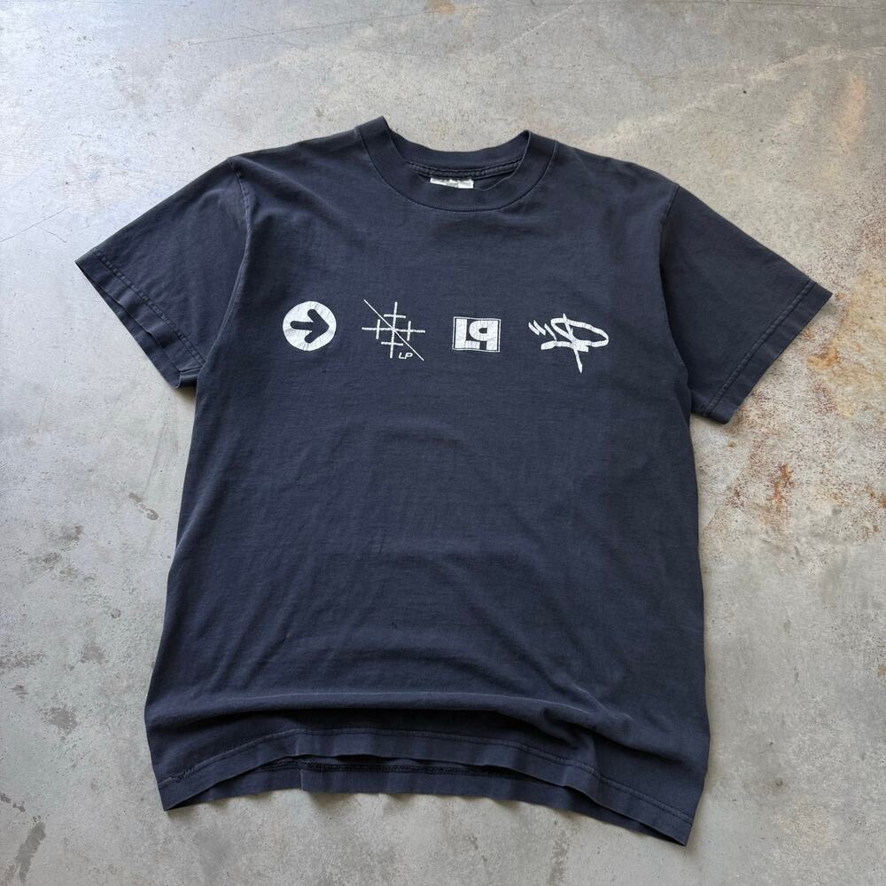 Vintage Y2K Linkin Park Hybrid Theory Nu Metal Band Logo Graphic T-shirt Size M